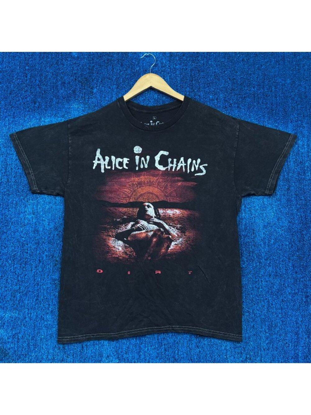 Alice In Chains Dirt Rock Mineral Wash T-Shirt Size Large